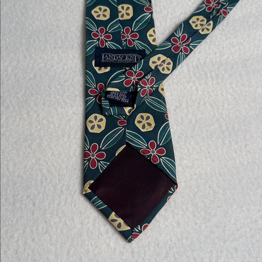 Lands‎ End Silk Made In USA - Picture 3 of 3